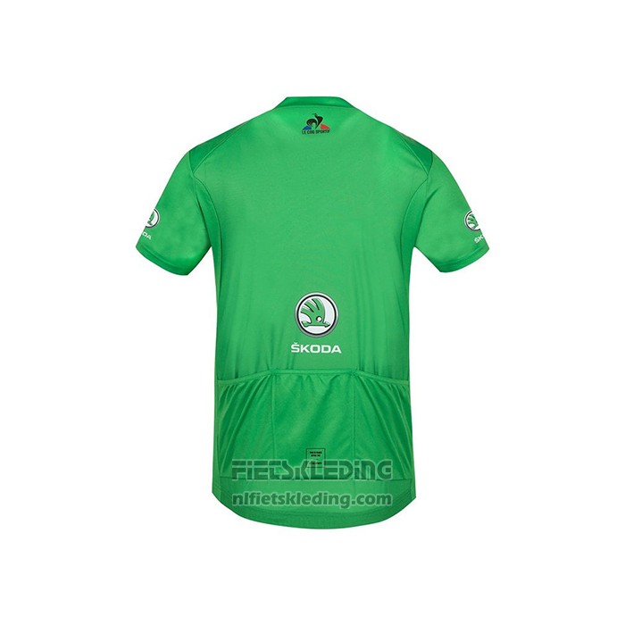 2021 Fietskleding Tour de France Groen Korte Mouwen en Koersbroek